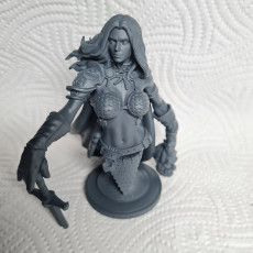 Picture of print of Barbarian female -  Anya - bust-   December 2023 - DRAGONBLADE - MASTERS OF DUNGEONS QUEST