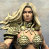 Barbarian female -  Anya - bust-   December 2023 - DRAGONBLADE - MASTERS OF DUNGEONS QUEST print image