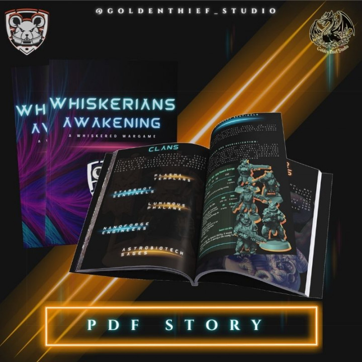 Whiskerians Awakening- A Whiskered Wargame  PDF Story (English version)'s Cover