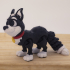 Adorable Flexi Puppy STL/3MF File, Cute Articulated Figure image