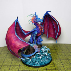 Picture of print of Vellithrax, The Tempest Tyrant | PRESUPPORTED | Draconic Legends Hero's and Tyrants