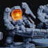 Exo Dwarves with Ion Cannons (heavy weapons scifi dwarves) image