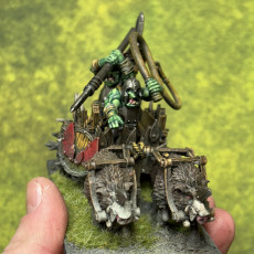 Picture of print of Orc Chariot - Highlands Miniatures
