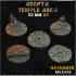 Adepta Temple Area - Bases & Toppers (Big Set+) image