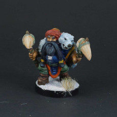 Picture of print of Dwarf Fighter - Nanouk the Dwarven Fighter ( Dwarf with two axes )