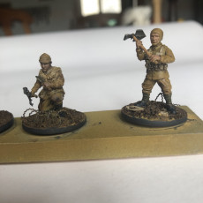 Picture of print of British Trench Raiders
