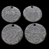 Christmas Ornaments - Celtic Iceni coins image