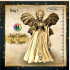 Tree Topper - Angel Lunette ( Tree topper themed lunette, large scale to use as a Tree Topper ) image