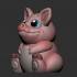CUTE PIG (NO SUPPORTS) image