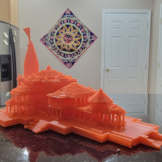 Picture of print of New Version Ayodhya Ram Temple - No Supports Required! Easy Print!