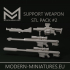 28mm Support Weapon Pack #2 M107, M32 MGL, M79 GL image