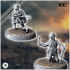 Set of five German WW2 infantry troops (with MP40 and K98k) (3) - Medieval Gothic Feudal Old Archaic Saga 28mm 15mm RPG image