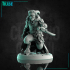 (0184)Male satyr faun thief thief assassin pirate with cloak and treasure image