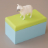 Sheep box print image