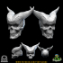 Realistic Tiefling Skulls Bundle! 10 versions! image