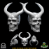 Realistic Tiefling Skulls Bundle! 10 versions! image
