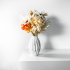 The Kivra Vase, Modern and Unique Home Decor for Dried and Preserved Flower Arrangement  | STL File image