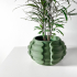 The Jute Planter Pot with Drainage | Tray & Stand Included | Modern and Unique Home Decor for Plants and Succulents  | STL File image