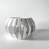 The Garni Orchid Planter Pot with Drainage | Tray Included | Modern and Unique Home Decor for Orchids and Plants  | STL File image