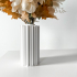 The Unda Vase, Modern and Unique Home Decor for Dried and Preserved Flower Arrangement  | STL File image