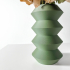 The Huso Vase, Modern and Unique Home Decor for Dried and Preserved Flower Arrangement  | STL File image