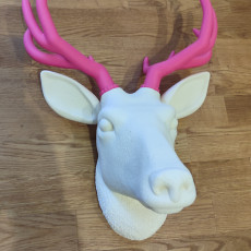 Picture of print of DEER HEAD WALL MOUNTED / HOLDER