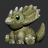 Cute Triceratops  (NO SUPPORTS) image