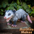 Opossum, Articulated fidget, Print-In-Place Body, Snap-Fit Assembly, Cute Flexi image