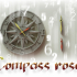 Compass rose clock image