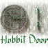 Hobbit door clock image
