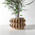 The Almin Planter Pot with Drainage Tray & Stand: Modern and Unique Home Decor image
