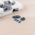 Brake discs and calliper for 24th scale model cars image