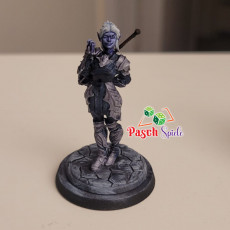 Picture of print of Mindy the Drow Paladin
