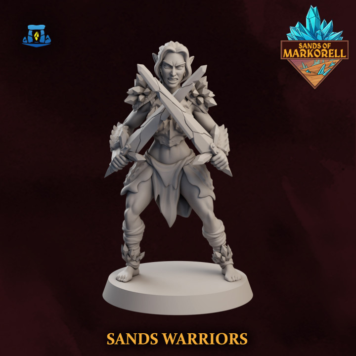 Sand Warrior of Markorell - 3's Cover