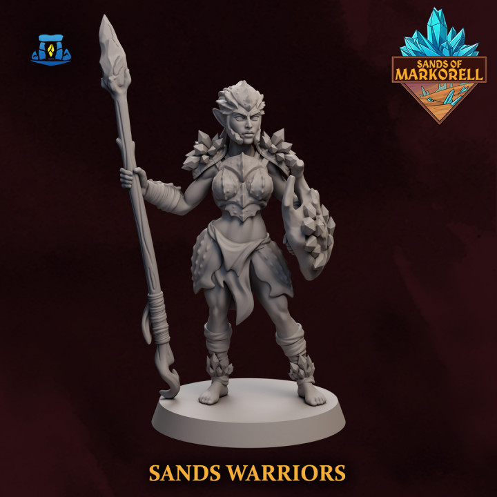 Sand Warrior of Markorell - 4's Cover