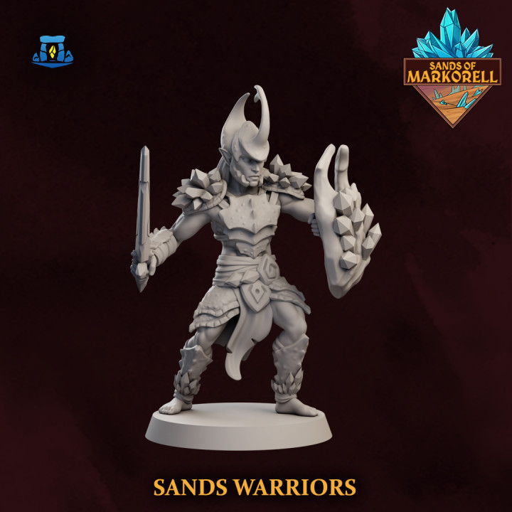 Sand Warrior of Markorell - 7's Cover