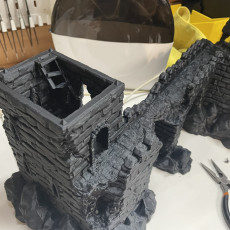 Picture of print of Abandoned River Tower - Tabletop Terrain - 28 MM