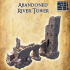 Abandoned River Tower - Tabletop Terrain - 28 MM image