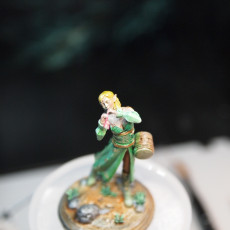 Picture of print of Wood Elf Bard Pose 2