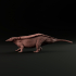 Desmatosuchus  standing 1-35 scale pre-supported triassic animal image