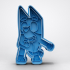 Bluey dancing cookie cutter from Bluey TV Show image