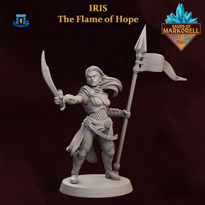 Iris. Human Hero of Markorell's Cover
