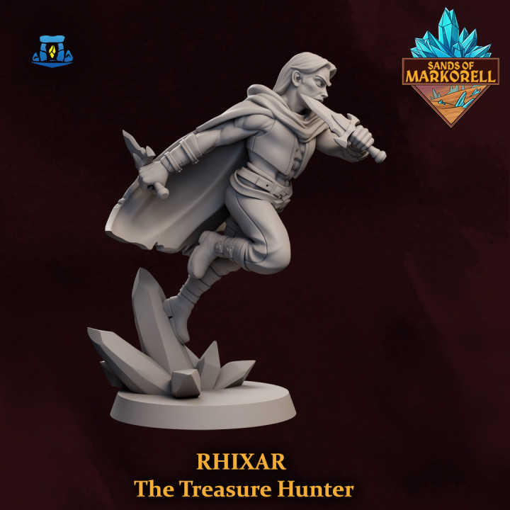 Rhixar. Human Hero of Markorell's Cover