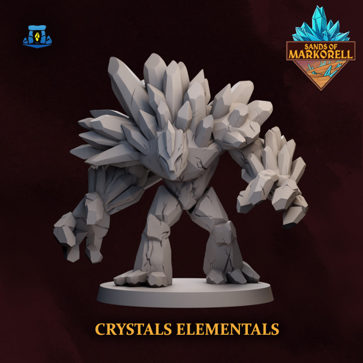 Crystals Elementals. Markorell's Cover