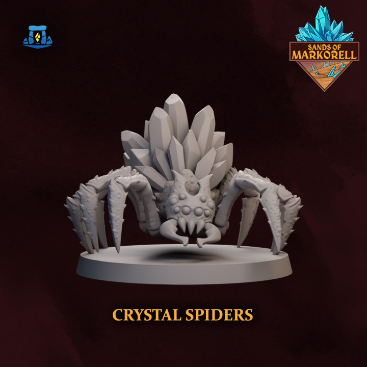 Crystals Spiders. Markorell's Cover