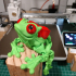 Rose Frog print image