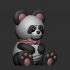 CUTE TEDDY PANDA (NO SUPPORTS) image