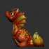 CUTE FIRE DRAGON (NO SUPPORTS) image