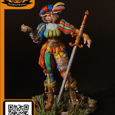 Picture of print of Dulce The Lancer - landsknecht style guard