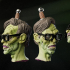 Zombies Heads Keychain and Magnets Full Collection image